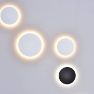 Светодиодный накладной светильник черный SWG настенный DesignLed GW-8663S-6-BL