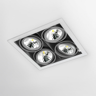 Карданный выдвижной LED светильник встраиваемый FALDI SOFIT V X1 под лампу AR111 (1 шт)