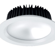 Круглый встраиваемый светильник LED AL265 40W 4000K белый (артикул 41619)
