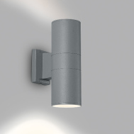 Светильник для фасадного освещения DH0708, 2*15W, 2400Lm, 3000K, серый (арт.11664)