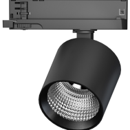 Трековый светодиодный светильник трехфазный Capo LED 30W 3000K CRI90 45deg black Vivo Luce Ø90x88x158 арт.68011