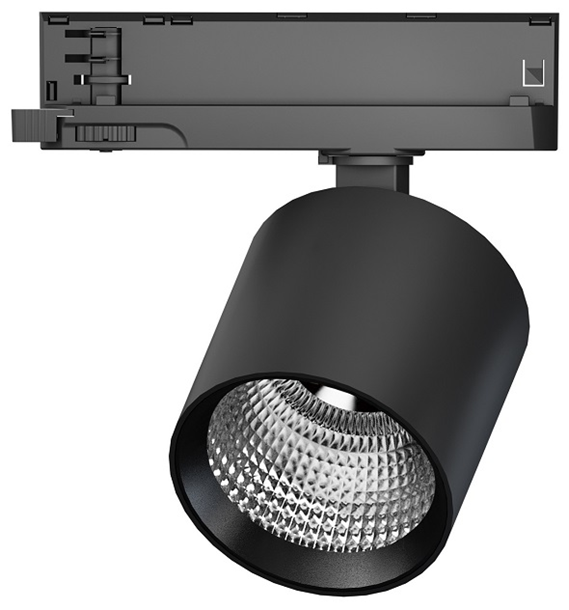 Трековый светодиодный светильник трехфазный Capo LED 30W 4000K CRI90 45deg black Vivo Luce арт.68026