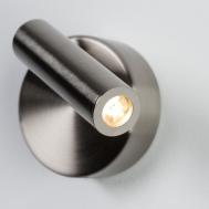 Настенный LED светильник с поворотным светодиодным модулем Arlight SP-BED-NB-R90-3W Warm3000 (NI, 20 deg, 230V) IP20 арт.034074