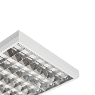 Накладной светодиодный светильник под лампу Т8 растровый АРДАТОВ ДПО10-4х11-004 Rastr LED 865 6500К