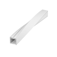 Профиль алюминиевый белый скрученный влево для диодных лент Arlight SL-ARC-3535-TWIST90L-400 WHITE 032681