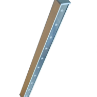 Архитектурно-линейный влагозащищенный диодный светильник накладной с линзой 15вт Комлед FACAD-LINE-053-15-65 гар.5 лет
