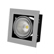 Светильник диодный потолочный карданный VIVO LUCE GRAZIOSO 1 LED 30 N 3000K CITIZEN silver clean арт.42062