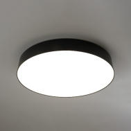 Светодиодный управляемый светильник накладной потолочный Feron AL6200 Simple matte тарелка 60W 3000К-6500K черный 48066