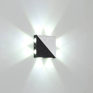 Светильник LED настенный SWG накладной GW KVAD 98 серебро GW-9098-8-SL-NW