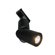 Трековый LED светильник SWG круглый поворотный черный LDT-RBL-10W-WW 10Вт 3000К
