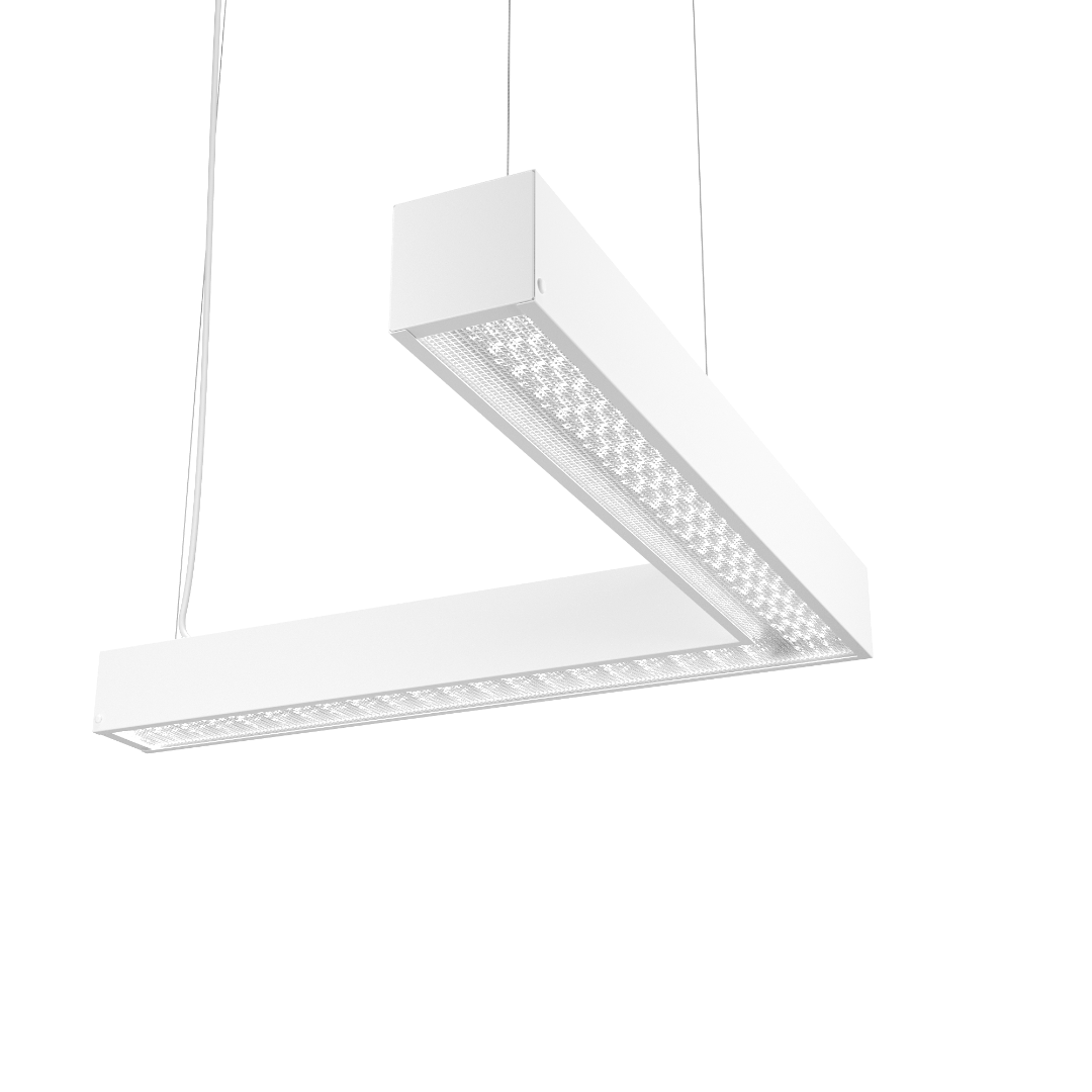 Угловой LED светильник IP40 Geniled Trade Linear Standart 492-542x65x60 40Вт 5000K Микропризма