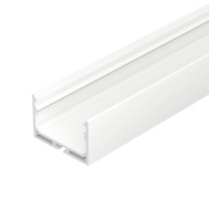 Профиль окрашенный белой порошковой краской комплект с экраном Arlight SL-LINE-4932-2500 WHITE+OPAL Алюминий 036304