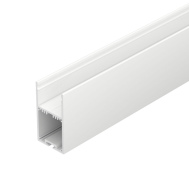 Профиль белый алюминиевый с экраном SL-LINE-3667-2500 WHITE+OPAL Arlight 036303