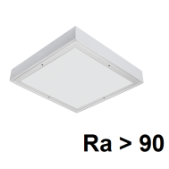LED светильник 29вт для чистых комнат IP54 накладной АРДАТОВ ДПО15-30-004 WP 940 (матовое темперированное стекло)