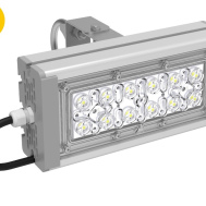 LED светильник монохром архитектурный 30вт SVT-STR-M-30W AMBER желтый