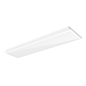 Светодиодный LED светильник ВАРТОН V-CLIP® 1200*300*100ММ 36W IP65 RAL9010 БЕЛЫЙ МАТОВЫЙ ОПАЛ ПК РАВНОМЕРНАЯ ЗАСВЕТКА