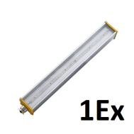 Взрывозащищенный линейный промышленный накладной светильник 11вт IP66 Комлед LINE-1EX-P-015-11-50 гар.5 лет.