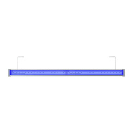 Архитектурный светодиодный светильник линейный монохром 20вт IP67 ПРОМЛЕД Барокко 20 1000мм Синий Прозрачный
