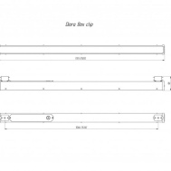 Светильник Diora Box SE 40 clip А-1150 светодиодный накладной IP40 аварийный с БАП 2ч