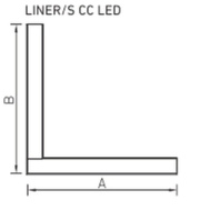 Светильник СТ LINER/S CC LED S 4000K IP20 линейный светодиодный