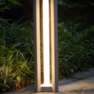 Садово-парковый ландшафтный LED светильник SWG FL-100914-17-GR-WW, Темно-серый, 17Вт, IP54, Теплый белый (3000К)