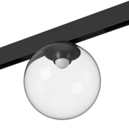 Магнитный трековый светильник-шар серии SY mini, 48В, 7,5W Черный 3000 SY-mini-523619E-7.5-48-BL-WW