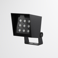 Светильник LED для архитектурной подсветки 10вт IP67 FALDI QUB M10К с защитным козырьком