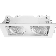 Карданный LED светильник встраиваемый DLS K2x36W 1206 0.9A 72вт Halla Lighting