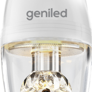 Лампа E27 8Ватт C37 4200К Geniled линза