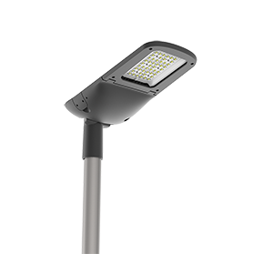 LED светильник Varton Tornado Plaza 50 Вт консольный 2700К RAL9005 черный