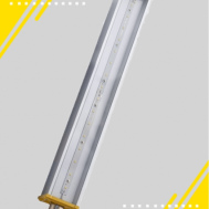 LED светильник линейный взрывозащищенный с вторичной оптикой LINE-EX-P-055-70-50 Комлед 5 лет гар.