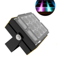 Цветной линзованный светильник LED для архитектурной подсветки 40вт IP66 Комлед MODUL-A-153-40-RGB гар.3 года