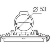 Светильник Diora Unit PRO 55/8700 Ш2 консоль 4К/5К
