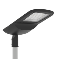 Светодиодный светильник Вартон Tornado Road 100 Вт консольный RAL9005 черный