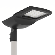 Светодиодный светильник Вартон Tornado Road 120 Вт консольный RAL9005 черный