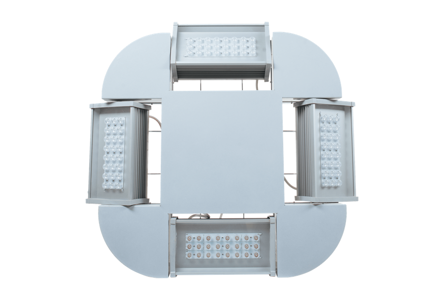 LED светильник влагозащищенный модульный с линзованной оптикой IP54 Комлед OPTIMA-4Р-053-220-50 гар.3 года