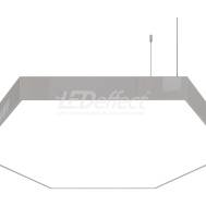 Светильник светодиодный подвесной для коммерческого и бытового освещения LedEffect ОРИОН R6 87вт LE-ССО-38-080-5312-20Т (3000K)