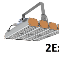 LED светильник взрывозащищенный с линзой 212вт SVT-Str-MPRO-53W-Ex-QUATTRO
