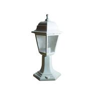 Светильник на столб белый архитектурный Uniel UUL-A01F 60W/E27 IP44 WHITE без лампы арт.UL-00009487