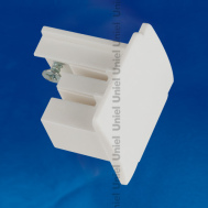 Заглушка торцевая для шинопровода Uniel UFB-C41 WHITE 1 POLYBAG (арт. 09731)