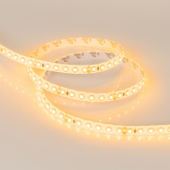 Лента LED влагозащищенная гибкая с диодами желтого цвета Arlight RTW 2-5000SE 24V Yellow 2x 3528 600 LED LUX 9.6 Вт/м IP65 ref.015132