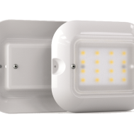 LED светильник накладной 5000K влагозащищенный для ЖКХ 5вт IP54 АТОН MEDUSA АТ-ДБП-01-03 Lux 143x121x21мм
