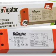Драйвер для светодиодных светильников Navigator ND-P30-IP20-12V