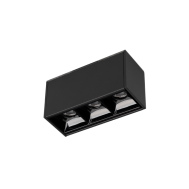 Трековый LED светильник черный с линзой 3вт на магнитный шинопровод Arlight MAG-LASER-45-L84-3W Warm3000 (BK, 15 deg, 24V) (ARL, IP20 Металл, 3 года)