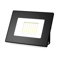 Прожектор светодиодный Gauss Qplus 50W 6000lm IP65 6500К черный