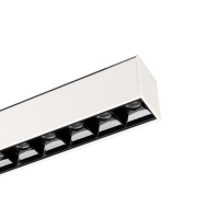 Трековый LED светильник белый 6вт на магнитный шинопровод Arlight MAG-LASER-45-L160-6W Day4000 (WH, 15 deg, 24V) (ARL, IP20 Металл, 3 года) линза
