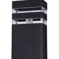 Светильник для фасадно-архитектурной подсветки настенный черный под лампу E27 IP54 MAYTONI Unter den Linden O578WL-01B 110x65x207 (4251110074429)