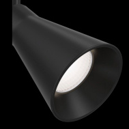 Встраиваемый потолочный светильник черный под лампу GU10 MAYTONI Virar C060CL-1BW (4251110064925)