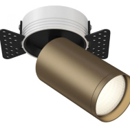 Встраиваемый настенно-потолочный светильник поворотный под лампу GU10 MAYTONI FOCUS S C058CL-1BBZ (матовая бронза) 4251110037226
