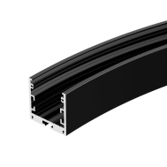 Профиль алюминиевый черный SL-ARC-3535-D800-A90 BLACK 630мм дуга 1 из 4 Arlight 027638